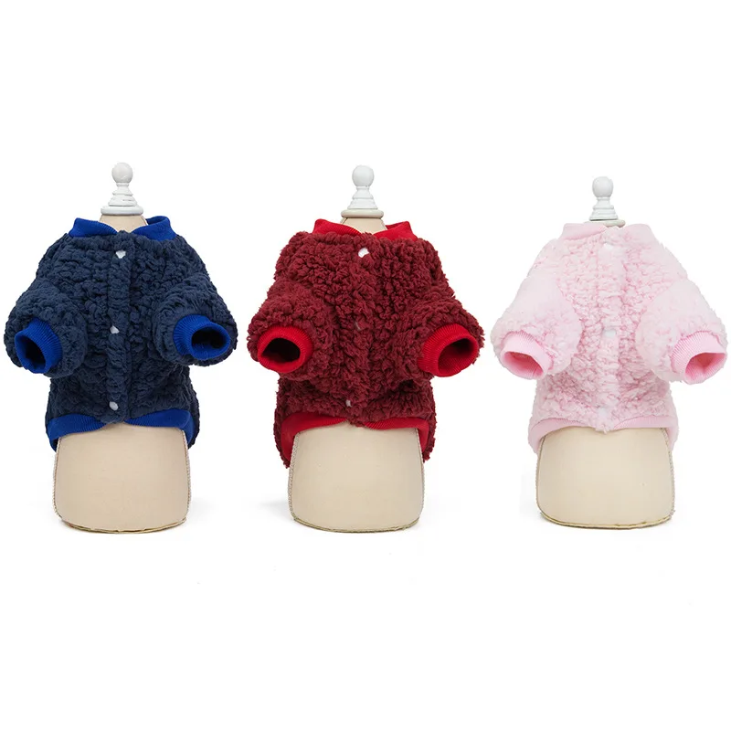 Одежда для домашних животных на осень и зиму утолщенные двухногие бархатные