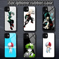 hero academia deku bakugou boku phone cases rubber for iphone 12 11 pro max xs 8 7 6 6s plus x 5s se 2020 xr 12 mini case