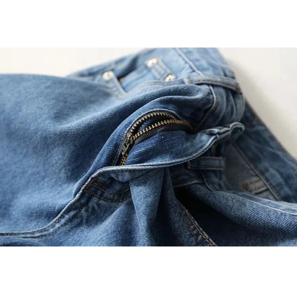 

Purplelano Patchwork Baggy Jeans High Waisted Denim Pants Wide Leg Jeans Vintage Straight Loose Fashion Streetwear 2021