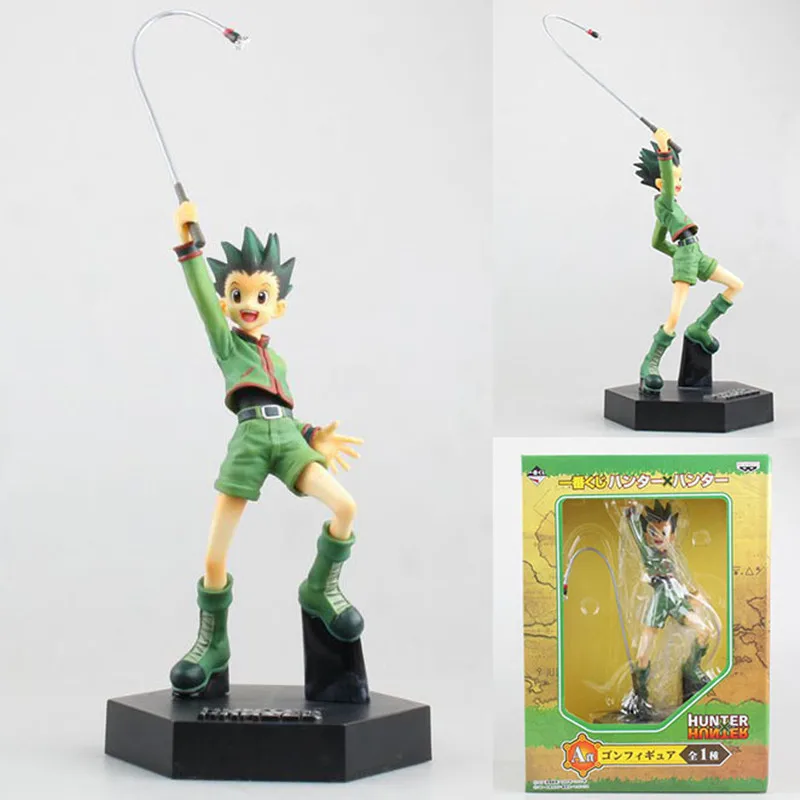 

Newest Full-time Hunter Action Figure 24cm Ichiban Reward Xiaojie Kiya Magician Hisoso Kurapika Box Model Toy Collection Gift