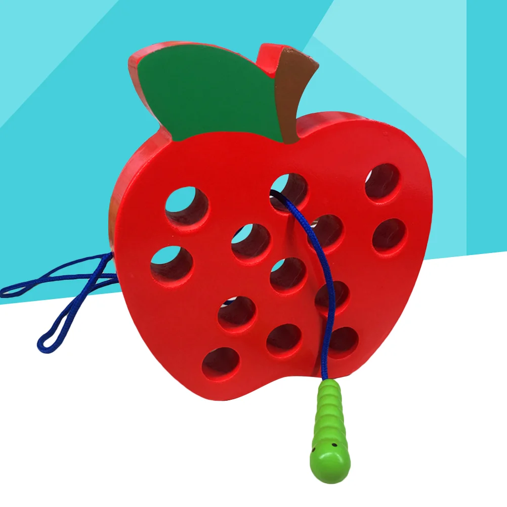 Детский Развивающий пазл-игрушка Яблоко с нитью | Игрушки и хобби