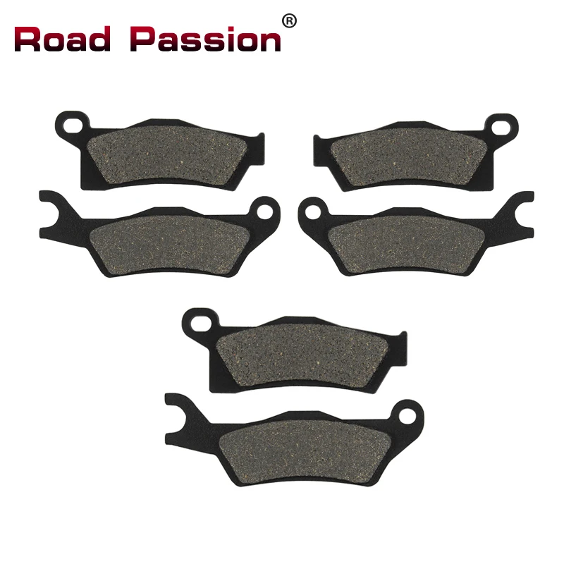 Road Passion Motorcycle Front and Rear Brake Pads for Can Am Outlander 450 500 Max 650 800 1000 4X4 EFI STD DPS XT ATV 2012-2017 