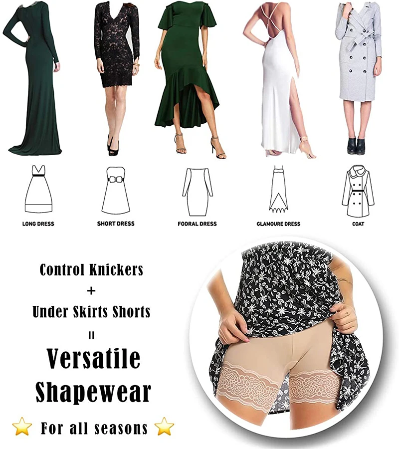 

Women Waist Trainer Shapewear Tummy Control Body Shaper Short High Waist Butt Lifter Thigh Slimming Underwear Tummy Control