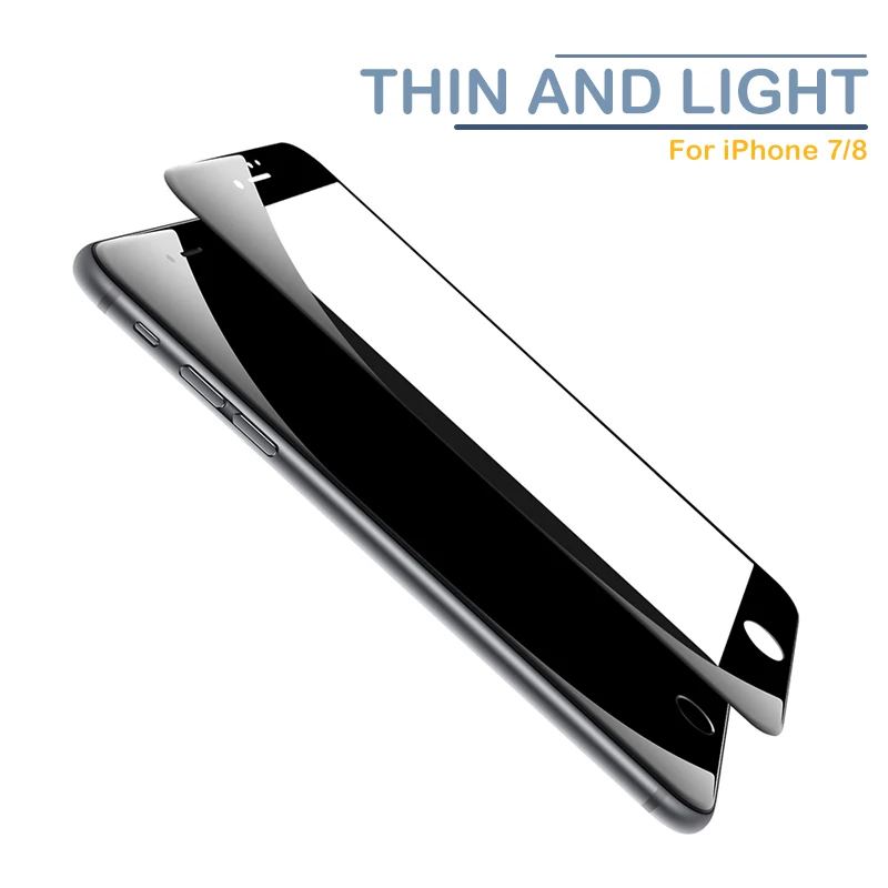 

3PCS Curved Edge Protective Glass on For iPhone 7 8 6 6s Plus SE 2020 Tempered Glass Film on iPhone X XR XS Max Screen Protector