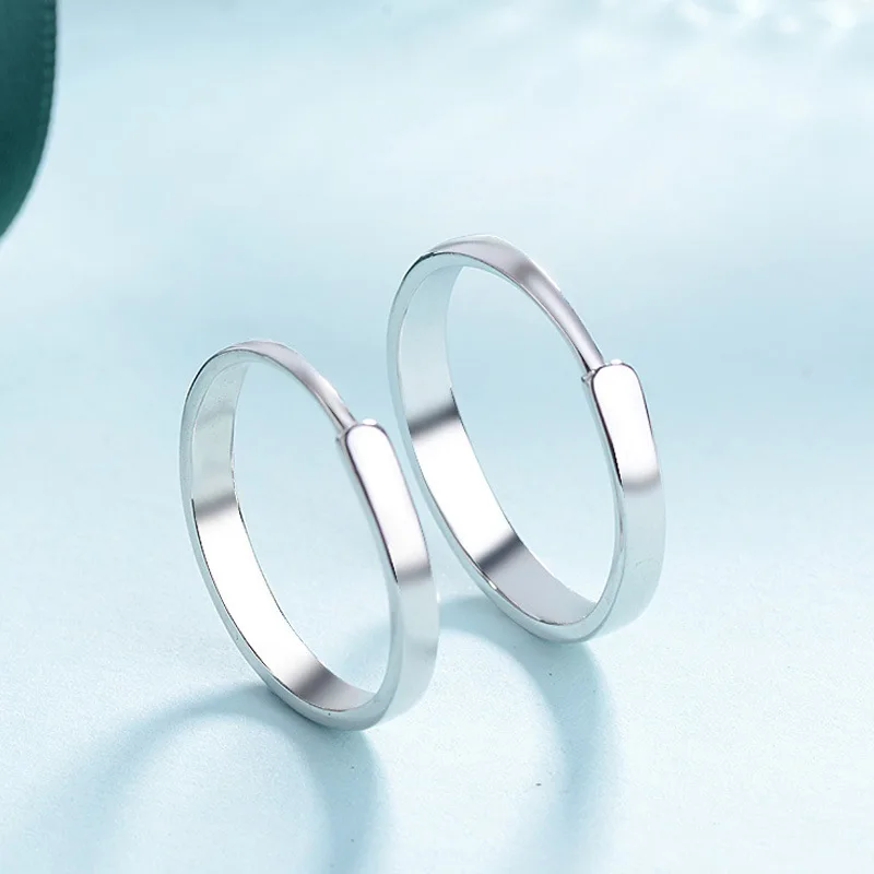 

Fashion Lover Rings Romantic Jewelry Couples Adjustable Ring for Lovers Heart Anniversary Accessories,1 Piece