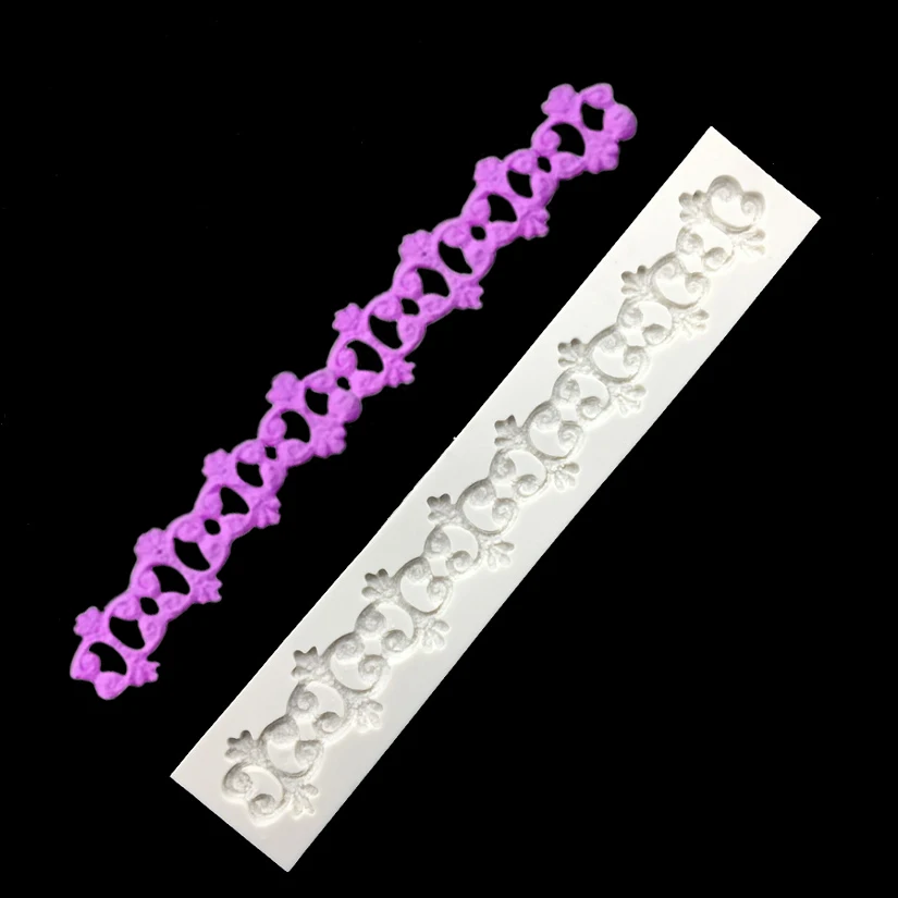 Силиконовые 3D кружева формы помадки торт шоколад конфеты Jello силиконовые