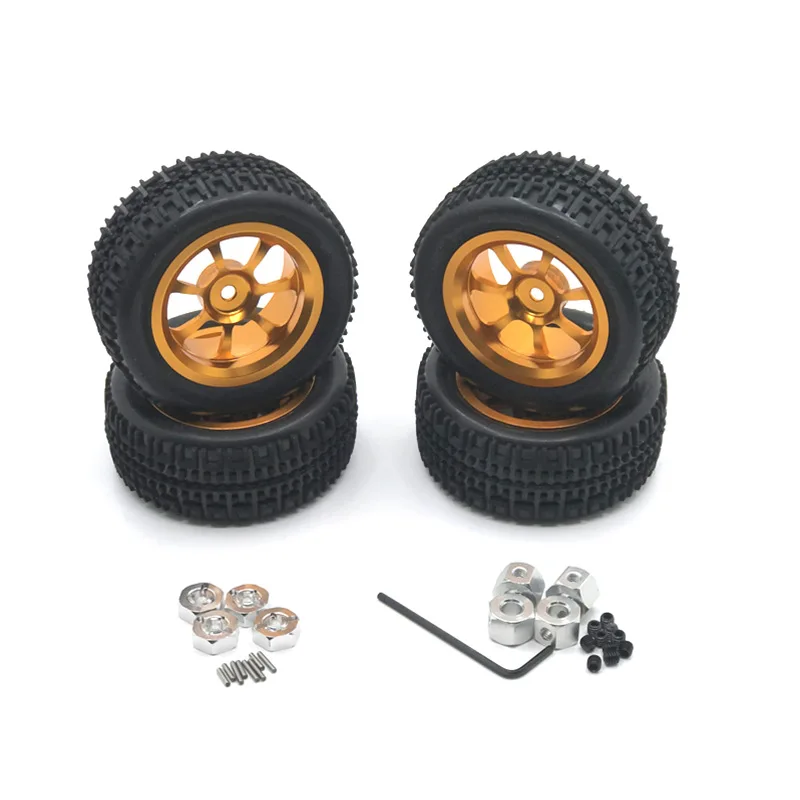

Metal Upgrade Metal Wheel Tire for Wltoys WPL MN LC JJRC HL Remote Control Car