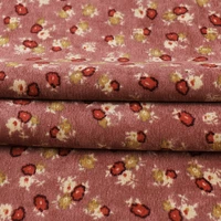 100x150cm floral printing corduroy fabric for hat tablecloth bag baby clothes apparel dress sewing quilting craft