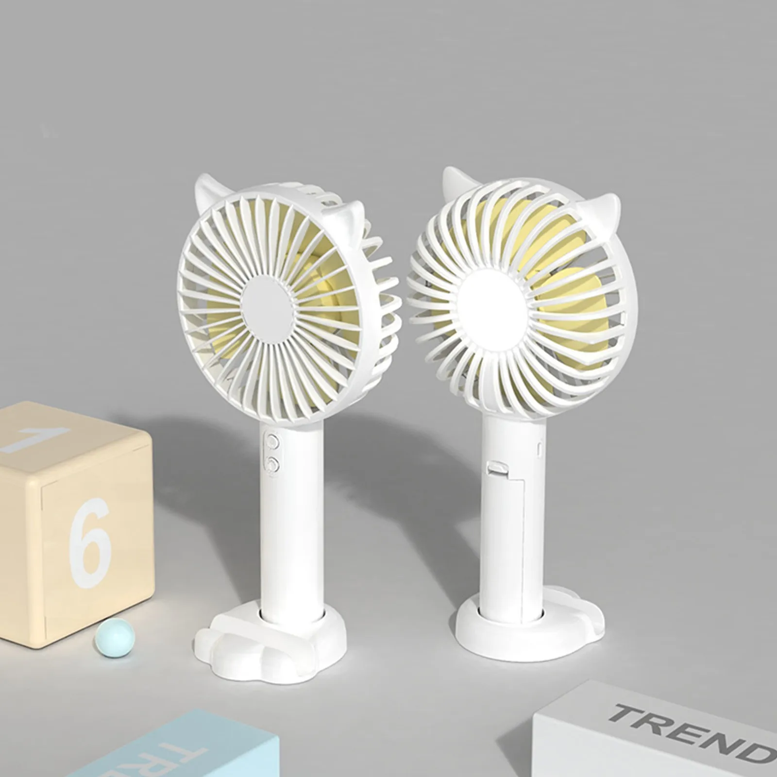 

Summer Mini Fan Portable For Fan Handheld Usb Rechargeable Fan Travel Outdoor Home Office Quiet Collapsible Desk Fans