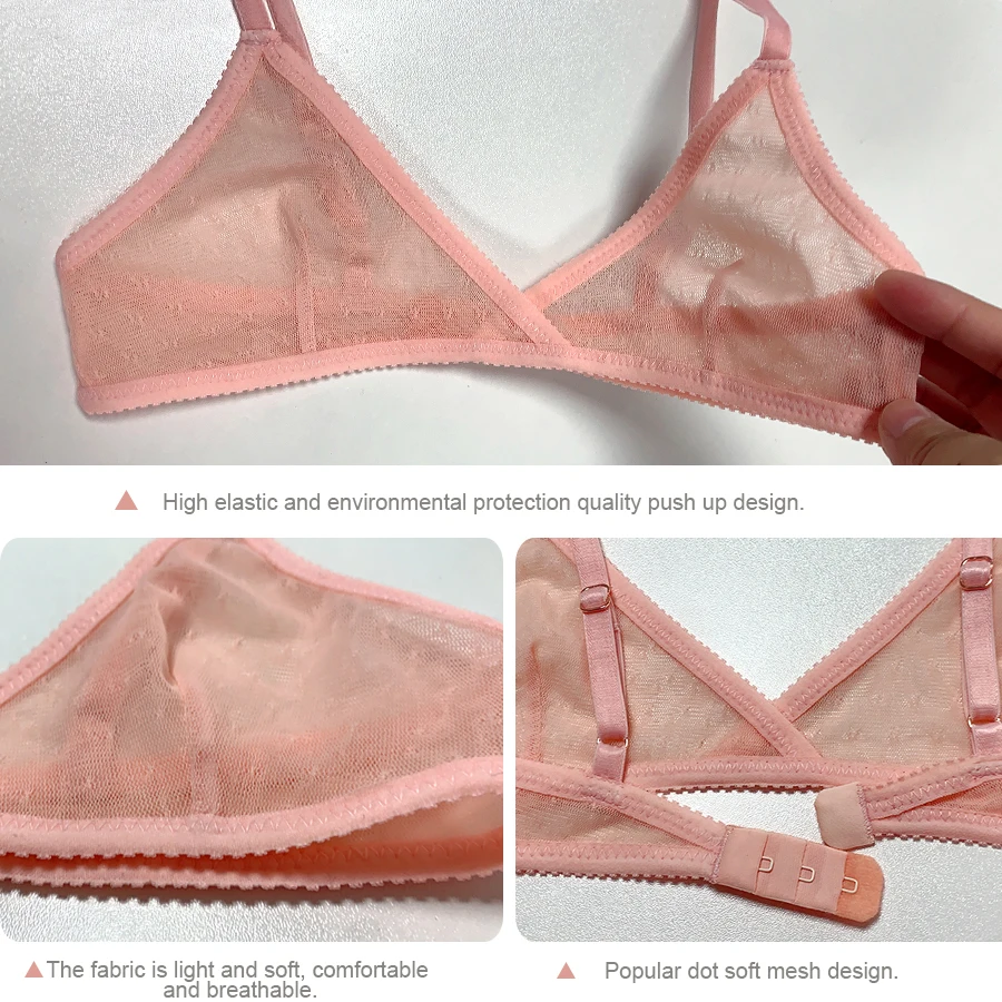 Новинка 2021 женское сексуальное нижнее белье сетчатый прозрачный бюстгальтер в