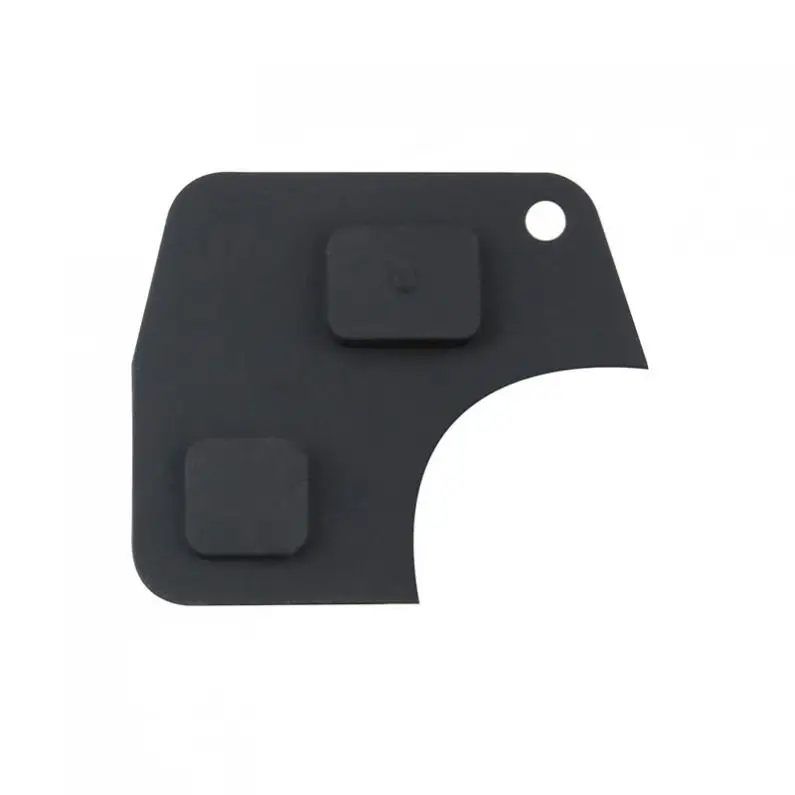 2 Button Black Car Key Leather Remote Accesso Fob Repair Kit Switch Rubber Pad For Toyota | Автомобили и мотоциклы