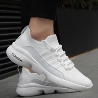 mens casual shooes light sneakers 2020 fashion sport shoes men loafers comfortable breathe mesh outdoor running shoes plus size