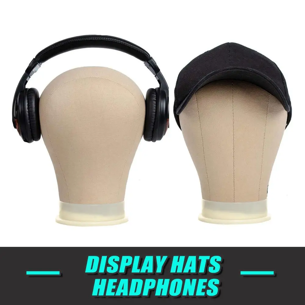 Тренировочный манекен голова холст блок дисплей стиль парик стенд| |