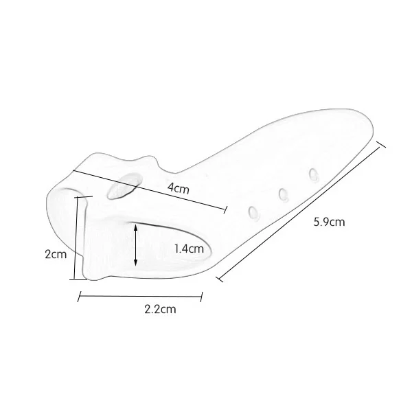 2 шт. гелевый ортопедический коррекция большого пальца ноги силиконовые
