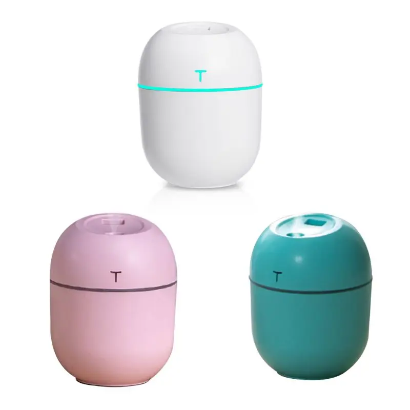 

200ml Ultrasonic Mini Air Humidifier Aroma Essential Oil Diffuser USB Charging
