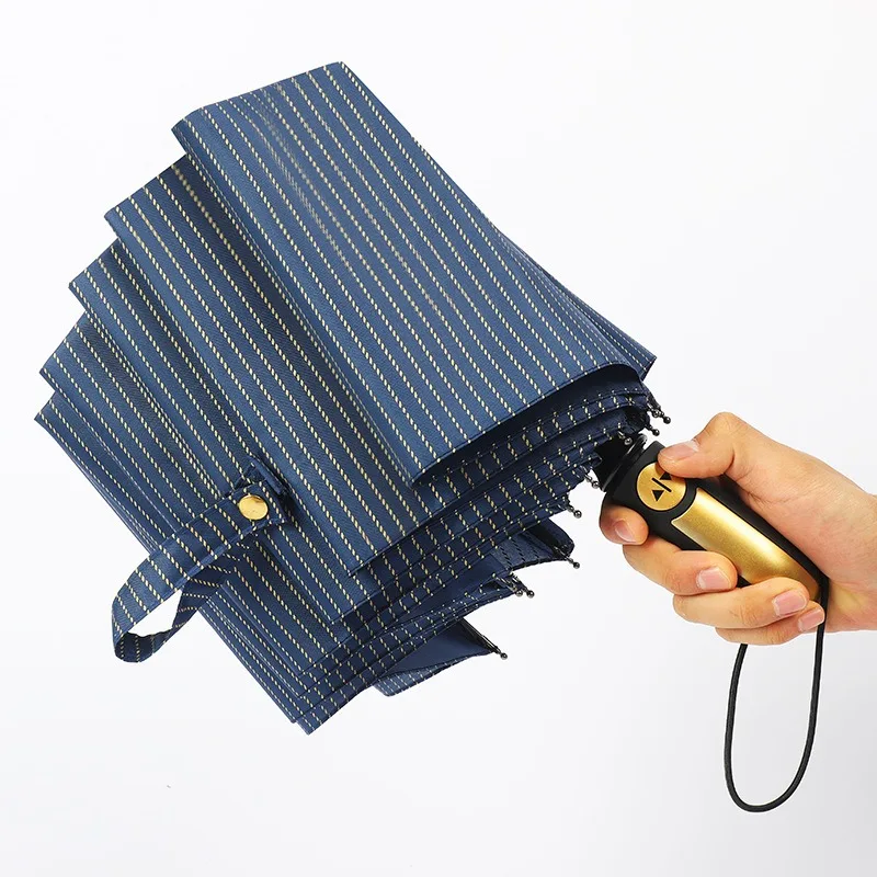 

Large Automatic Umbrella Female Male Gifts Folding Reinforced Ten Bone Business Wind Resistant Men's and Women's Umbrella
