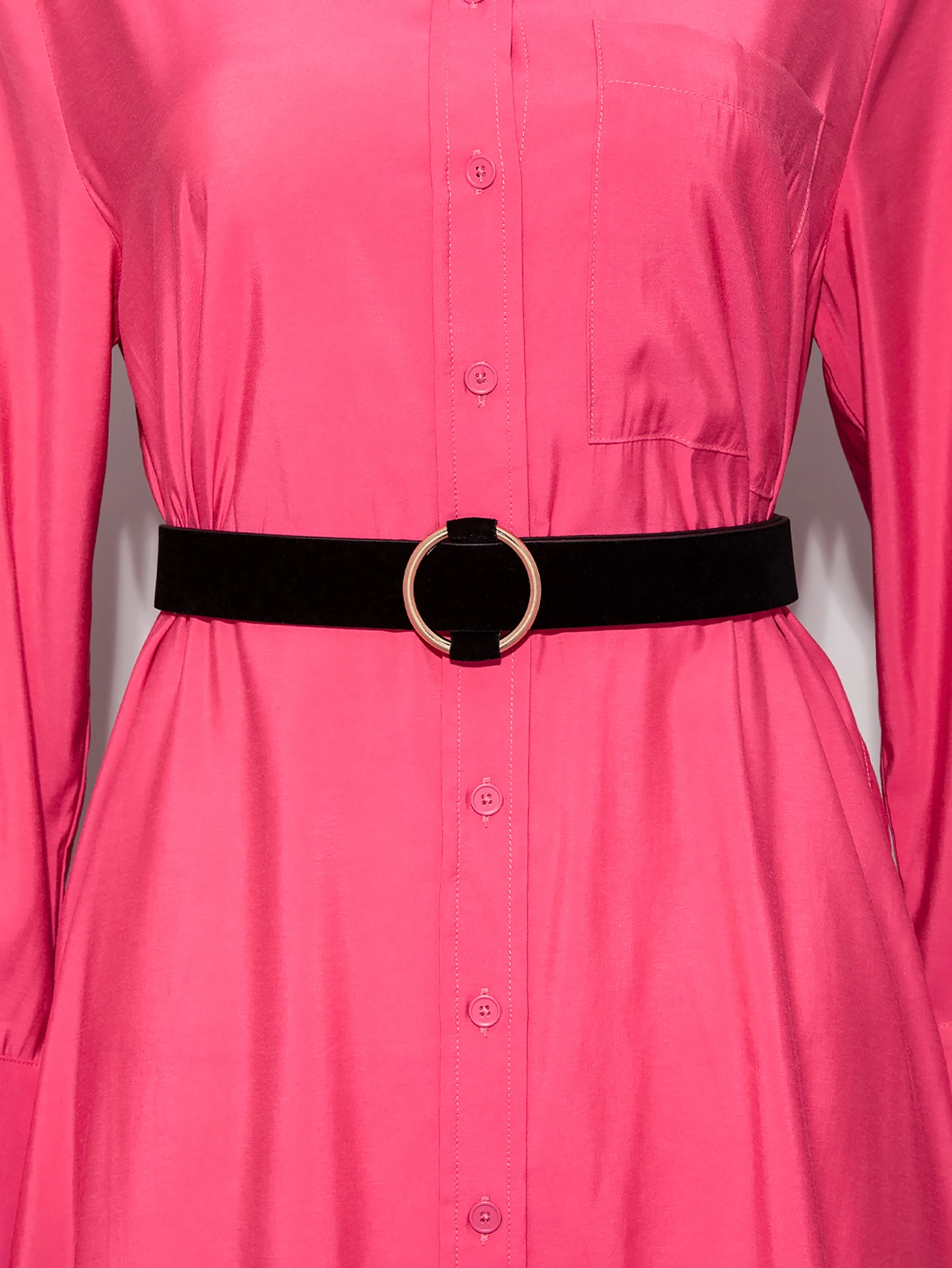 Женские кожаные ремни в стиле кэжуал с круглой пряжкой | Аксессуары для одежды