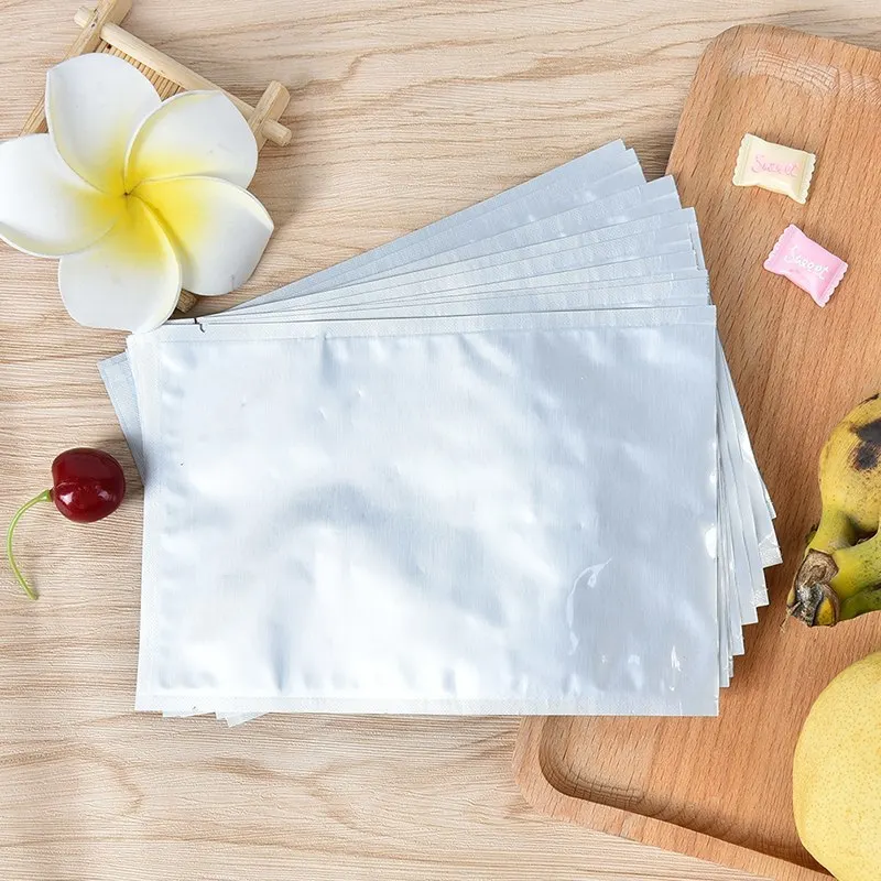 

10pc Aluminum Foil Mylar Bags Silver Sealer Zipper Food Saver Bag Zip Lock Gift Bag Packing Water Proof Stand Up Storage Pouches