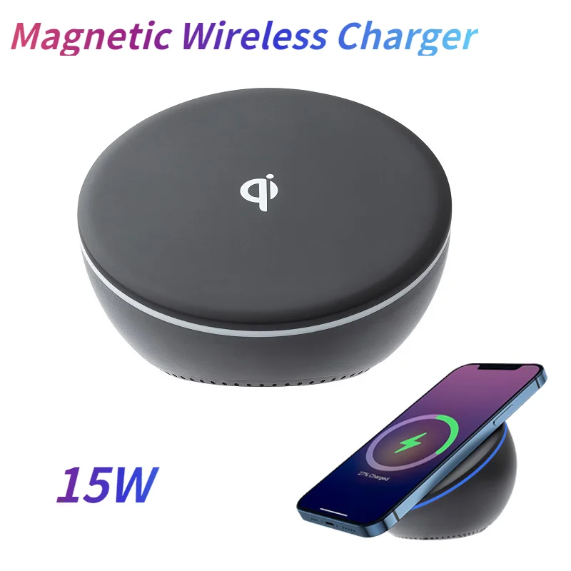 

New 15W Magnetic Car Wireless Charger for iPhone13 12 Series Fast Wireless Charger Bracket