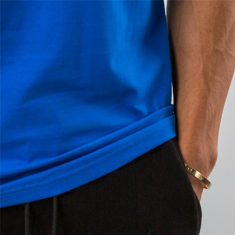 Футболка для спорта на открытом воздухе мужская хлопковая Сетчатая футболка в