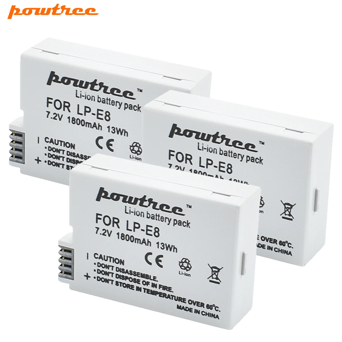 Зарядное устройство Powtree 1800 мАч для аккумулятора Canon EOS 550D 600D 650D 700D X4 X5 X6i X7i