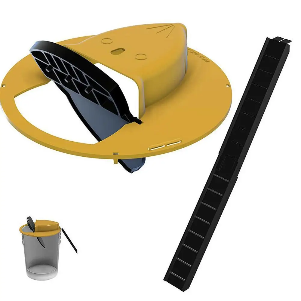 

Reusable Plastic Smart Mouse Trap Bucket Lid Mouse Mouse Catch Or Rat trap Lethal Humane Door Multi Style Trap R6E5