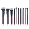 

Wholesale Makeup Tools 11pcs Red Wine Makeup Brushes Makeup Brush Set