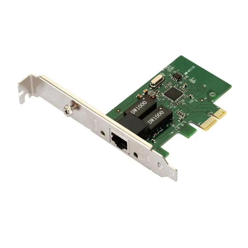 

New 1000Mbps Gigabit Ethernet PCI Express PCI-E Network Card 10/100/1000M RJ-45 RJ45 LAN Adapter Converter Network Card Control