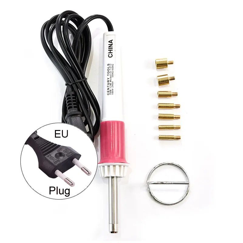 white-eu Быстро нагревается! EU/US Plug белое устройство горячей фиксации для нанесения страз розовый Железный-на горячей фиксации Стразы аппликатор палочка термофиксация инструмент Y2852 - Цвет: white-eu