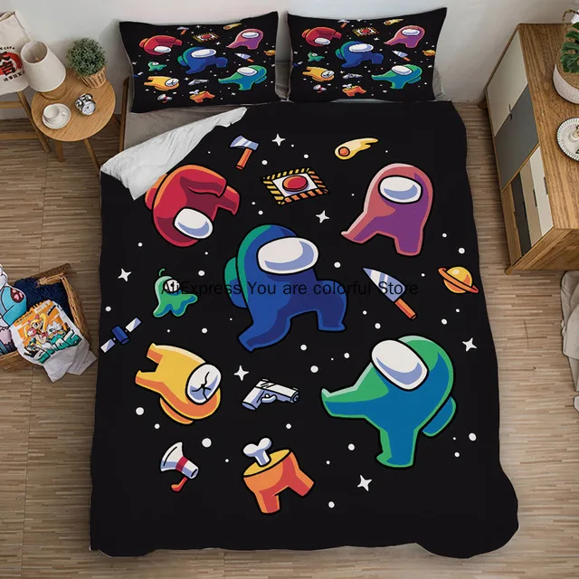 Комплект постельного белья с пододеяльником и наволочками для детей | Дом сад