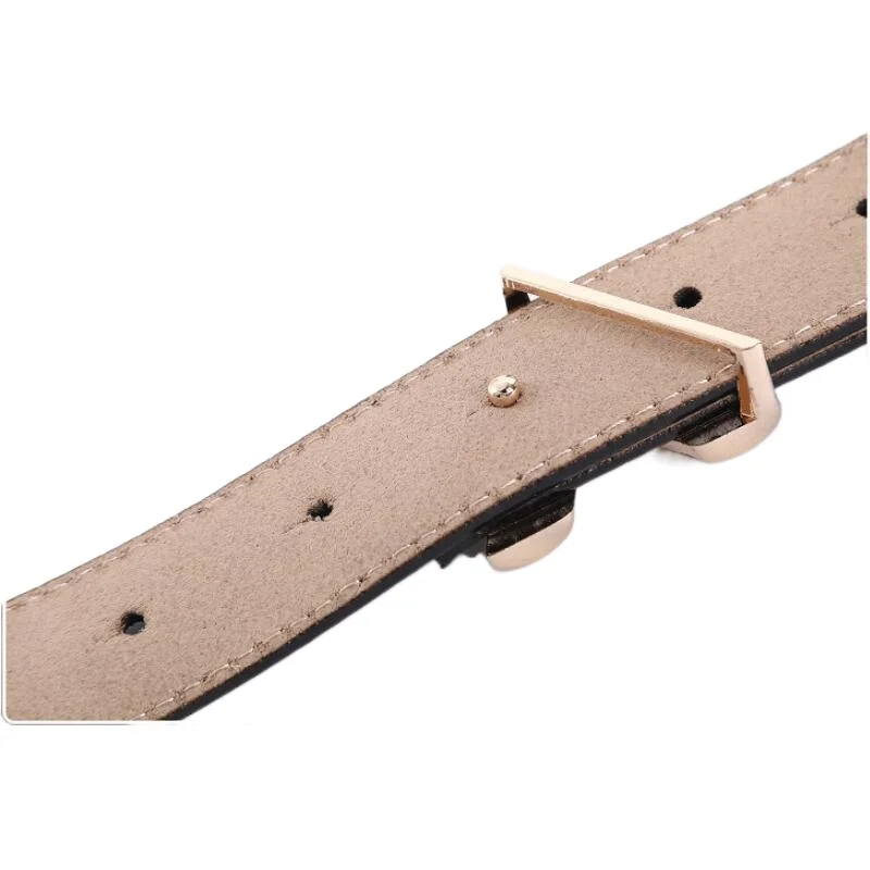 

New Men's/Women Luxury Belts Genuine Leather Alloy V Buckle Waist Belts High Quality Fashion Dress Strap Belt for Jeans 3cmWidth