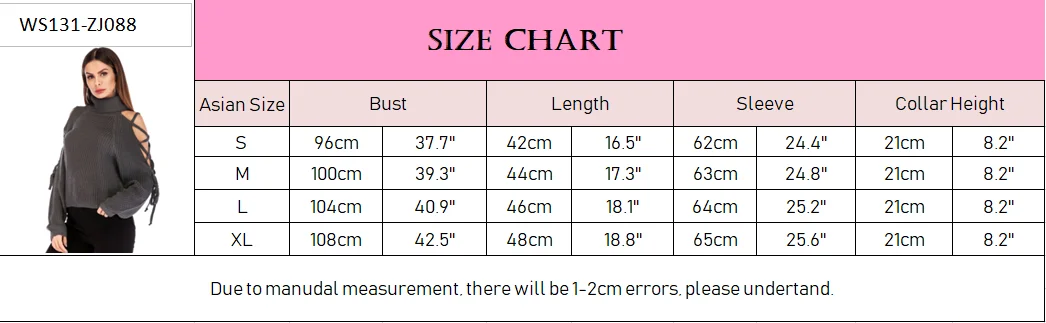 GEWINZEE Knitted Turtleneck Pullover Women's Sweaters Sexy Bandage Strapless Short Sweter Hollow Out Sleeve Jumper Pull Femme | Женская