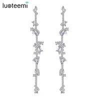 luoteemi long tassel earrings for women long earrings for women hanging summer wedding jewelry personality gift dangle earrings