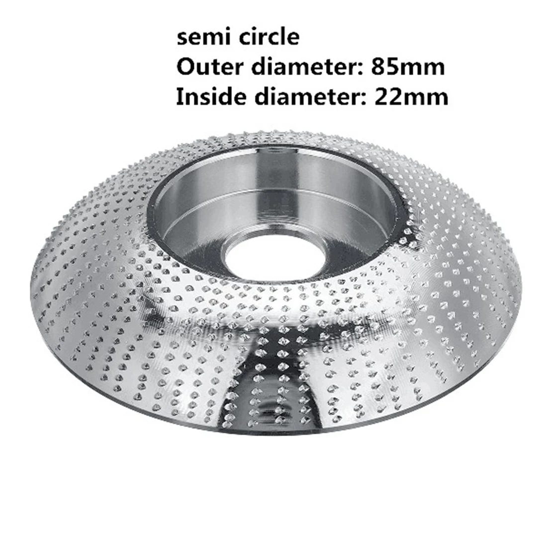 

Shaping Grinding Wheel Cutting Disc 45 # steel Silver Concave Non-metallic