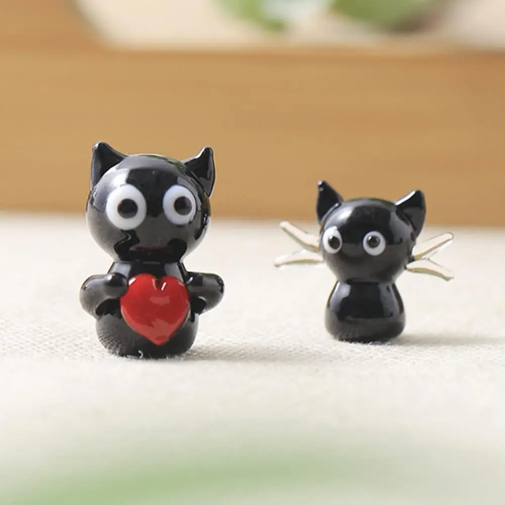 Модные милые мини-фигурки животных яркого цвета компактные миниатюрные фигурки