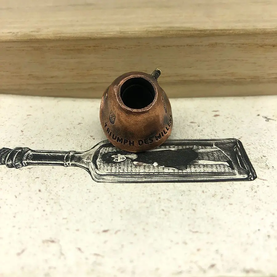 Outdoors DIY Tools EDC Brass Copper World War Helmet Skull Knife Beads Lanyard Pendants Key Rings Accessories | Спорт и развлечения