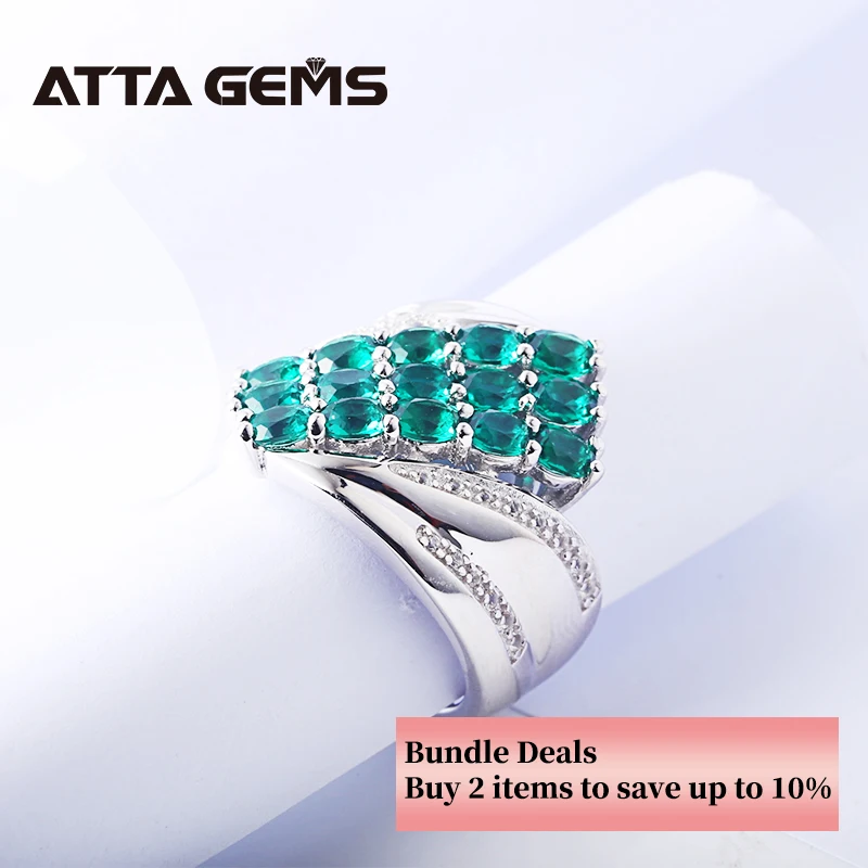 Кольцо унисекс из серебра с изумрудом 3 карата|ring oval|ring ringring sterling |