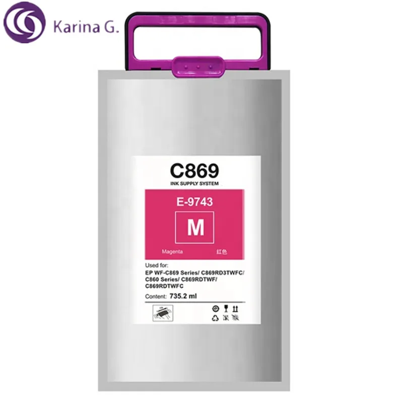 Совместимый для T9741 T9742 T9743 T9744 чернильный картридж Epson WF C серии 860 869|Наборы