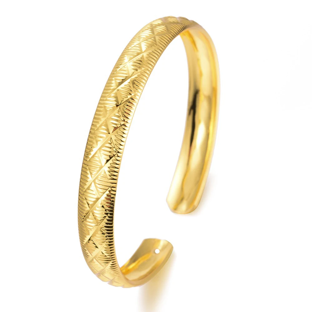 WANDO золотые браслеты для женщин и девочек африканские арабские средние ювелирные