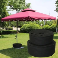 1pc 38cm 46cm outdoor garden round sunshade umbrella fixed windproof sandbag support