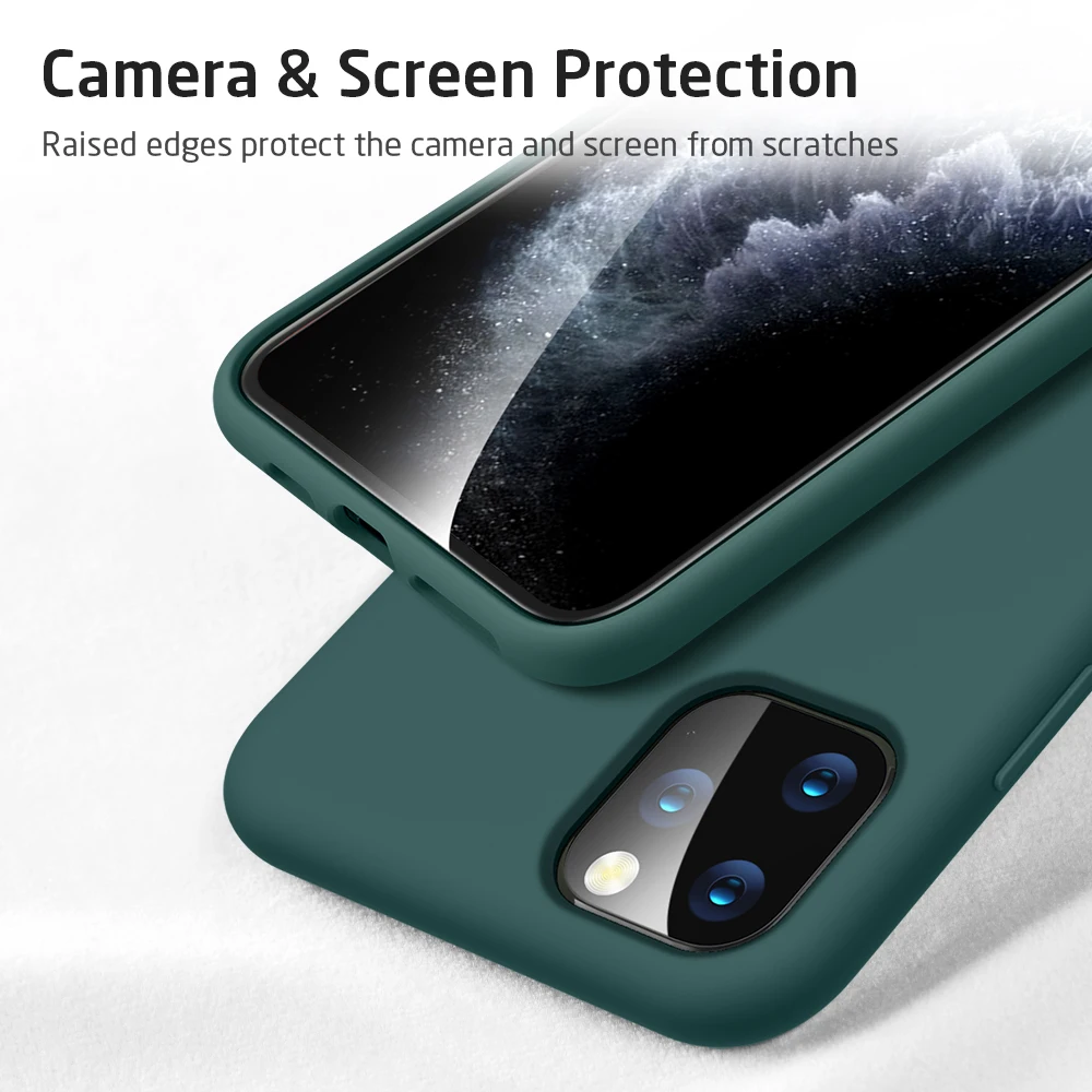 ESR жидкий силиконовый резиновый чехол для iPhone 11 Pro Max Yippee цветной мягкий чехол для iPhone 11 противоударный чехол для iPhone 11 Pro