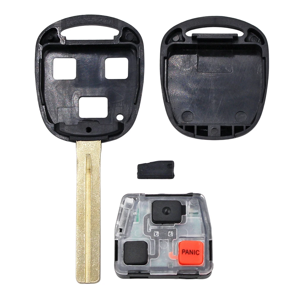 3 кнопки дистанционный ключ брелок от машины 315 МГц 4C Чип FCC ID: HYQ1512V TOY48 короткое
