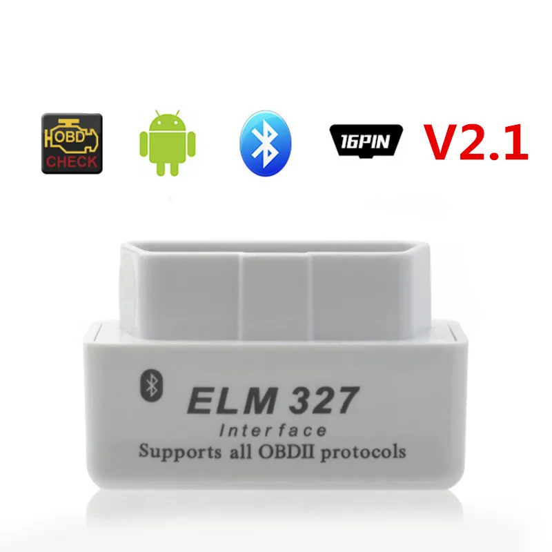 elm327 V2.1 Горячая Распродажа ELM327 V2.2 для IOS/Android/PC ELM 327 V1.5 PIC18F25K80 OBD2 сканер Bluetooth 4,0 wifi OBD Автомобильный диагностический инструмент - Цвет: elm327 V2.1