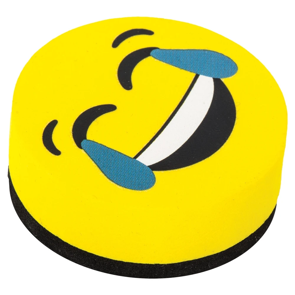 Стиратели магнитные для магнитно-маркерной доски Юнландия &quotСмайлик&quot 50 мм