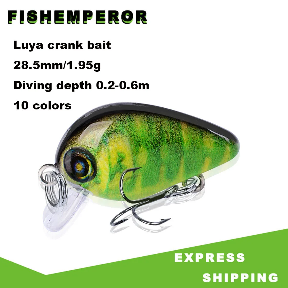 

1Pcs Top water Crank Fishing Lures 28.5mm 1.9g Japan Floating Minnow Wobbler Artificial Hard bait Bass Crankbait Fishing Tackle