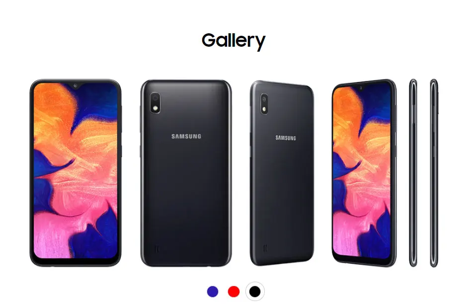 6,2 дюймовый samsung Galaxy A10 A105F-DS Dual SIM мобильный телефон Восьмиядерный 2 Гб ОЗУ 32 Гб ПЗУ Android 9,0 13.0MP камера телефон