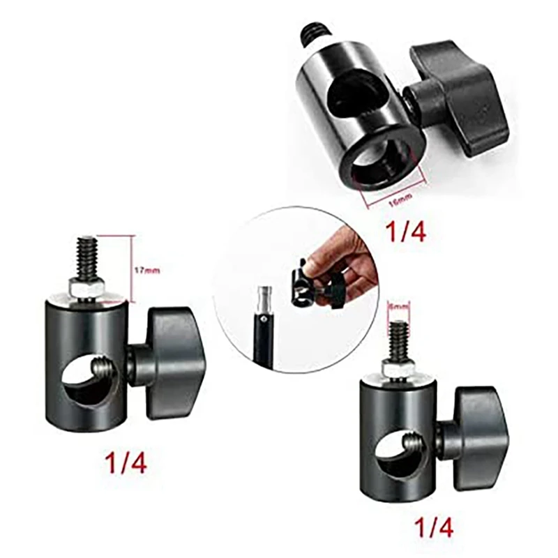 

Photographic Equipment Accessories Camera Lamp Holder Led Flash 1/4 Photography Lamp Holder Adapter Tripod Adapter