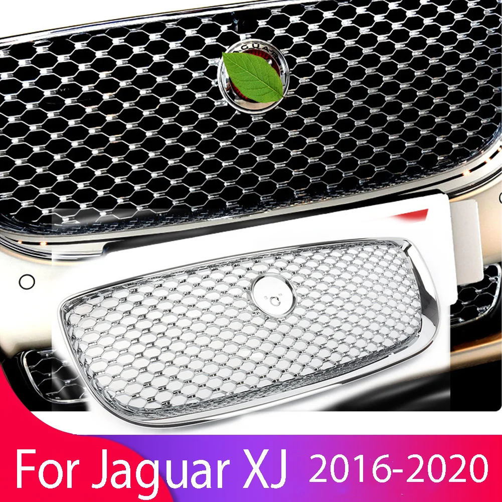 

Car Accessory Front Bumper Grille Centre Panel Styling Upper Grill For Jaguar XJ/X J 2016 2017 2018 2019 2020 W/LOGO 16-20