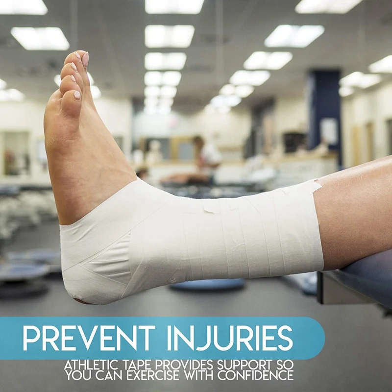 Спортивная лента (белая) 50 футов (около 13 7 метров) легко рвется идеально подходит