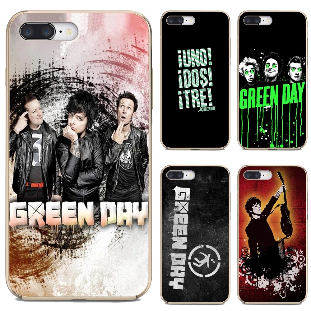

For iPod Touch iPhone 10 11 12 Pro 4S 5S SE 5C 6 6S 7 8 X XR XS Plus Max 2020 Silicone Cover Green-Day-Punk-Rock-Band